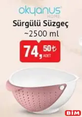 OKYANUS HOME SÜRGÜLÜ SÜZGEÇ 2500 ML OKYANUS HOME SÜRGÜLÜ SÜZGEÇ 2500 ML